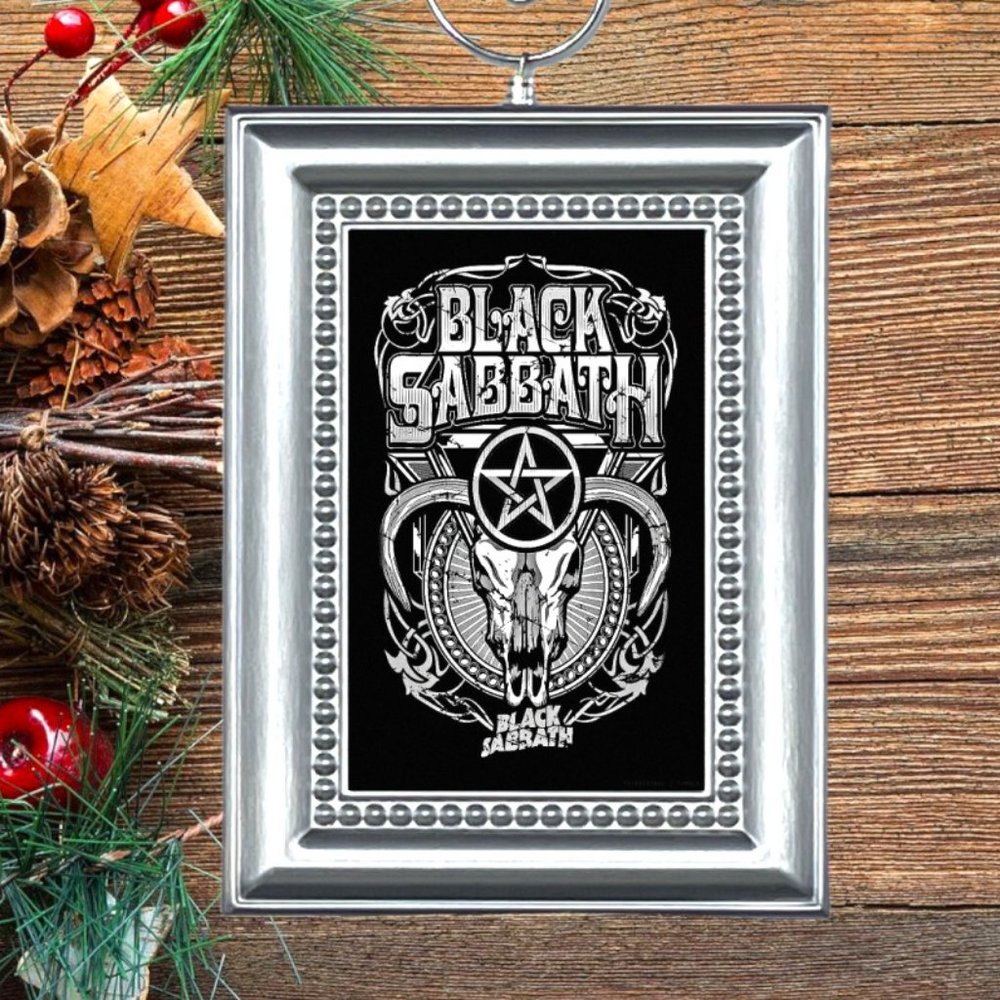 Black Sabbath Rock Band Memorabilia Christmas Tree Ornament